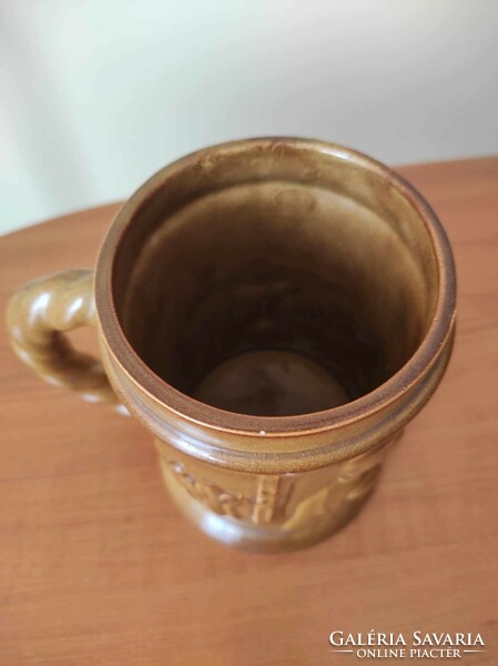 Ceramic beer mug