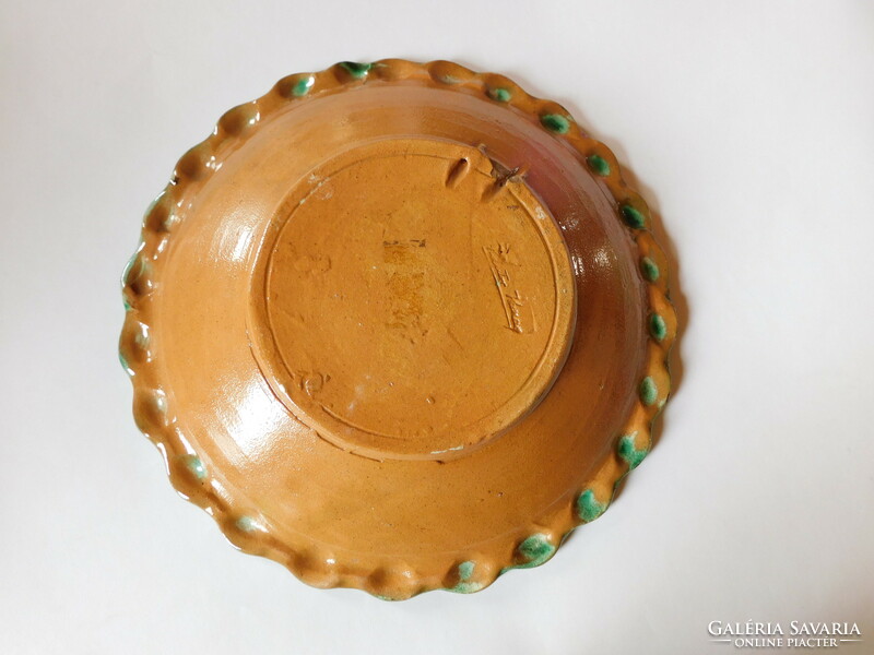 Kántor Karcag - madaras tányér 21.5 cm