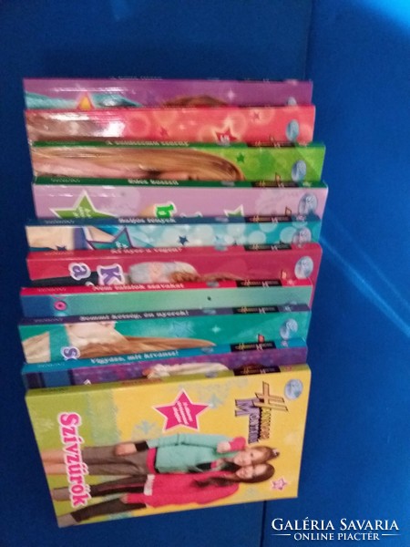 Retro disney hannah montana girls novel book package package miley cyrus 10 pcs in one according to the pictures