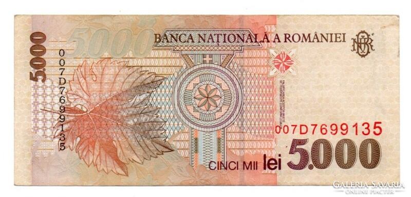 5000    Lei     1998    Románia