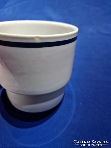Alföldi porcelain blue striped uniset canteen mug