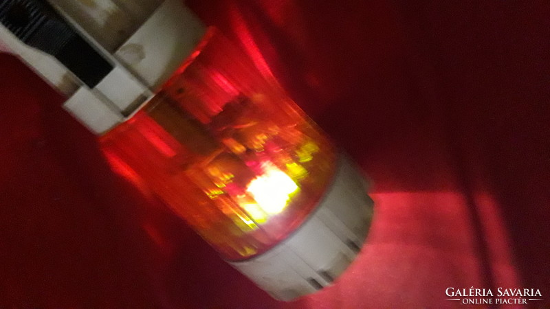 Retro kézi jelző lámpa többfunkciós elemlámpa több színes világítás villogás ,26cm a képek szerint