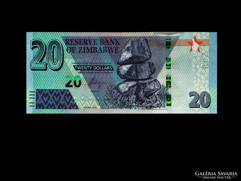 Unc - $2 - Zimbabwe - 2020