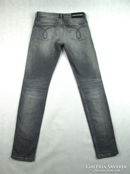 Original calvin klein ckj 058 slim taper (w30 / l34) men's gray jeans