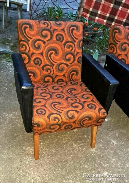Pair of 2 retro armchairs. Personal delivery Budapest xv. District.