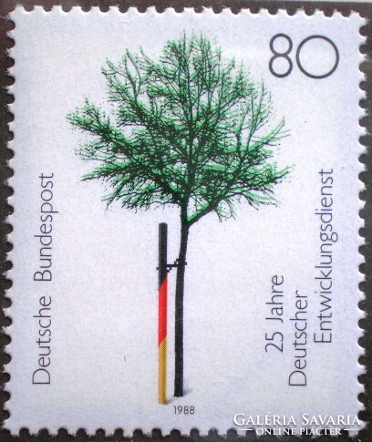 N1373 / Németország 1988 A növekedés 25. évfordulója bélyeg postatiszta