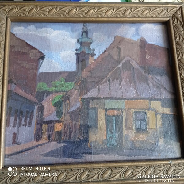 Collection sale due to illness: unknown picture of Szentendre from 1933.