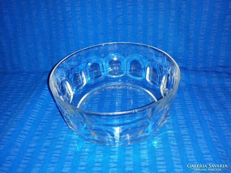 Retro glass serving tray, table center (a15)