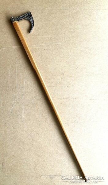 Bronze bânyàss step, hiking stick, walking stick, 86 cm