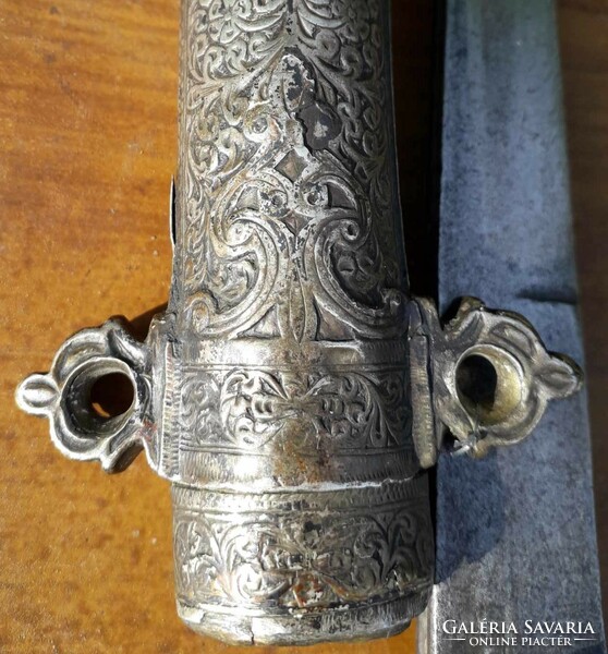123 éves Berber tőr, ezüst-réz.