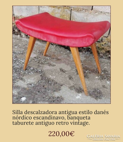 Vintage bőr puff,  szék, szófa ALKUDHATÓ Art deco design