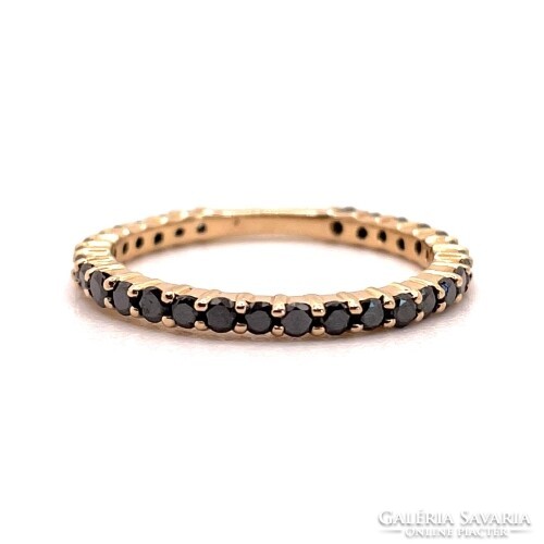 Black diamond wedding ring