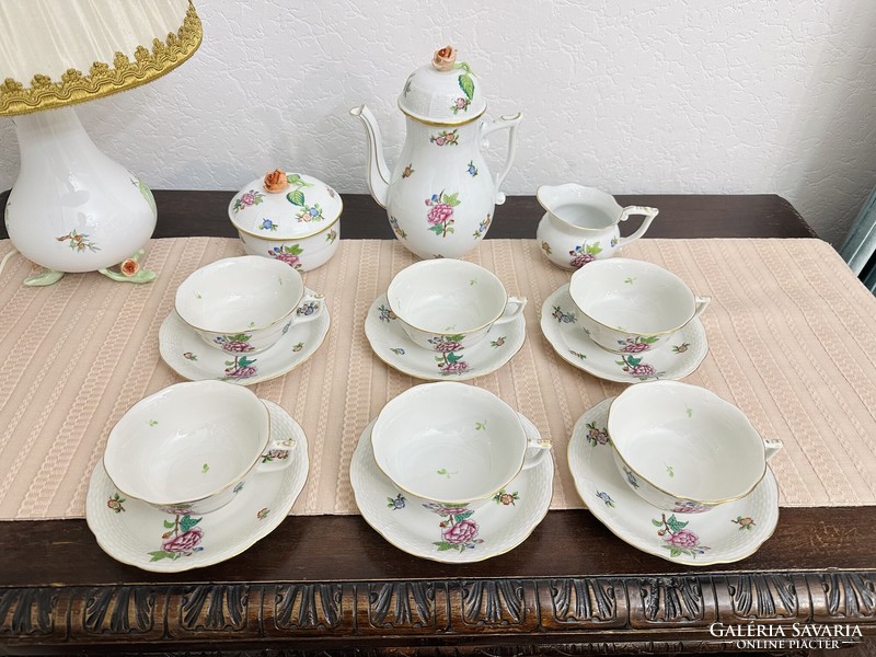 Herend large Eton pattern tea set for 6 people