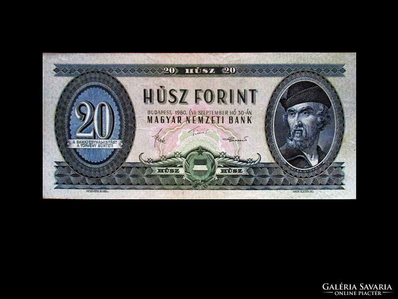 Aunc ...20 Forints - 1980 - even from the last series! Very nice!