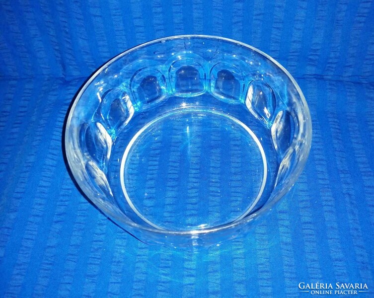 Retro glass serving tray, table center (a15)