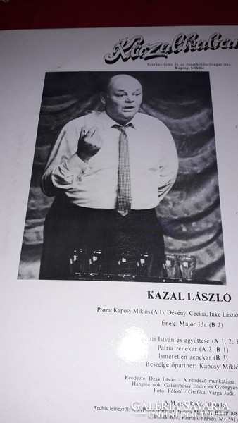 Old vinyl LP: kazal laszló kazalkabaré.. Poén mountains in good condition according to pictures