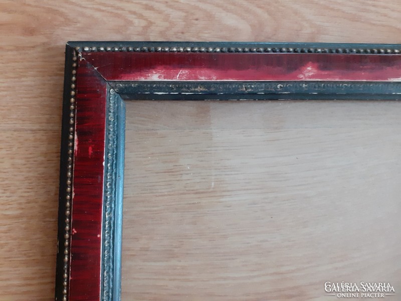Antique picture frame with glass..