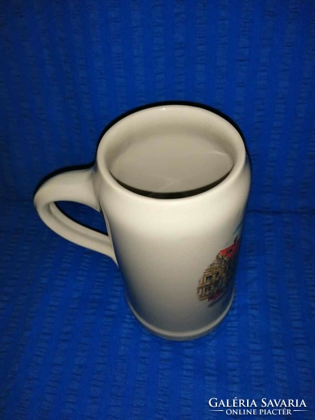 Bavaria porcelain beer mug with Munich inscription, 1 liter (a15)