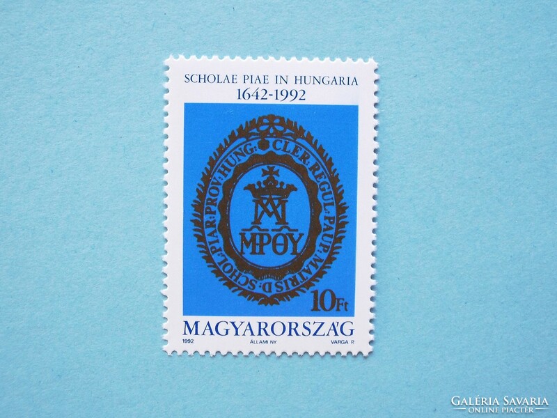 (Z) 1992. A piarista rend 350 éve Magyarországon** - (Kat.: 100.-)