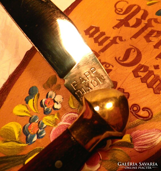 Papp Dixon large curved knife, from a collection.