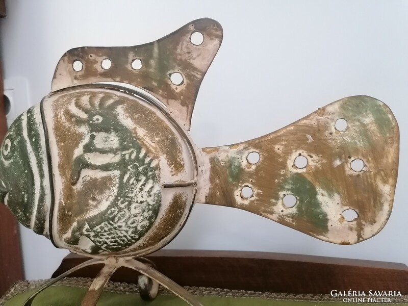 Large metal fish home decoration ornament