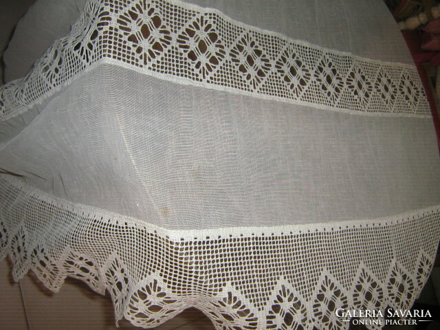 Beautiful double lace vintage style curtain