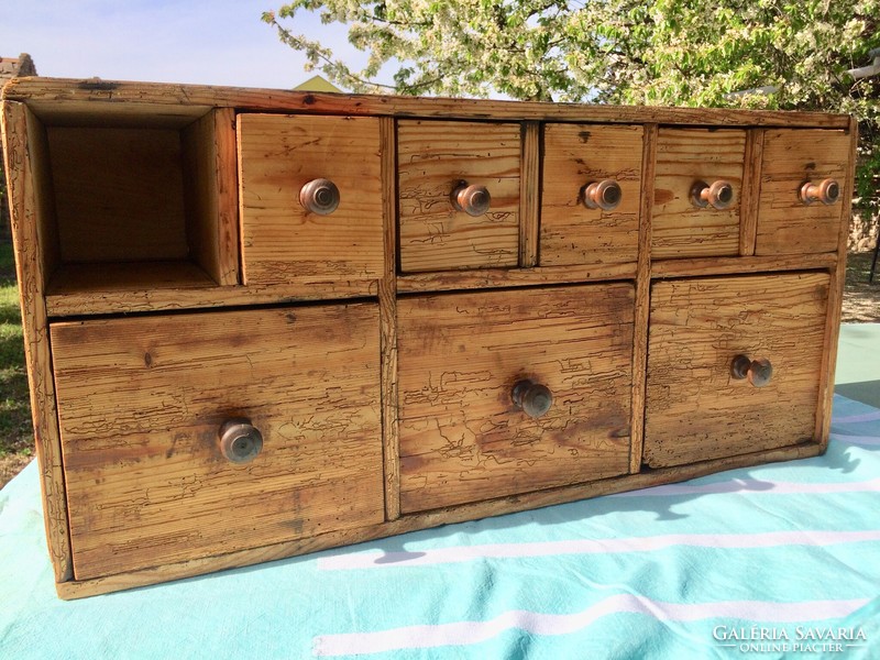 Old small multi-drawer storage