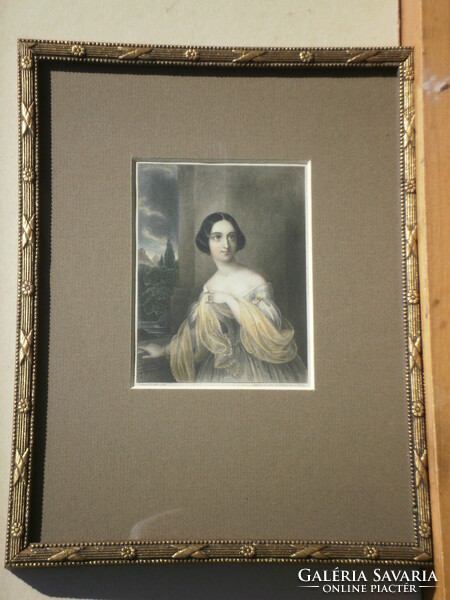Eduard Ender (1822-1883) : Női portré