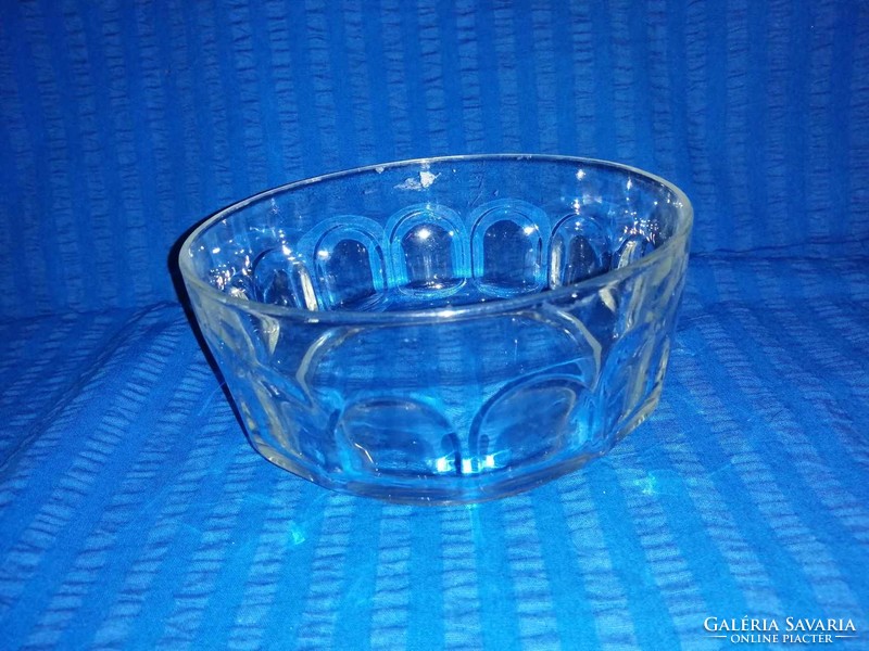 Retro üveg kínáló, asztalközép (A15)