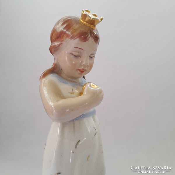 Elly strobach konigova - porcelain princess with a frog