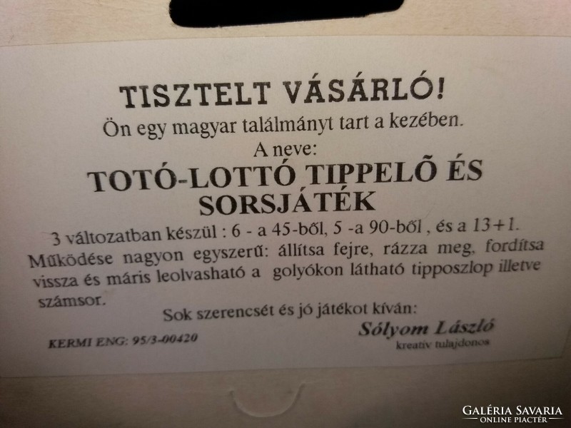 1995.Retro trafikáru magyar FTC "ZÖLD SASOK " tippelő bontatlan játék LISZTES KRISZTIÁN