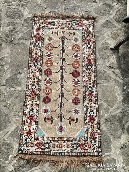 150X70 cm hand-knotted wool running rug