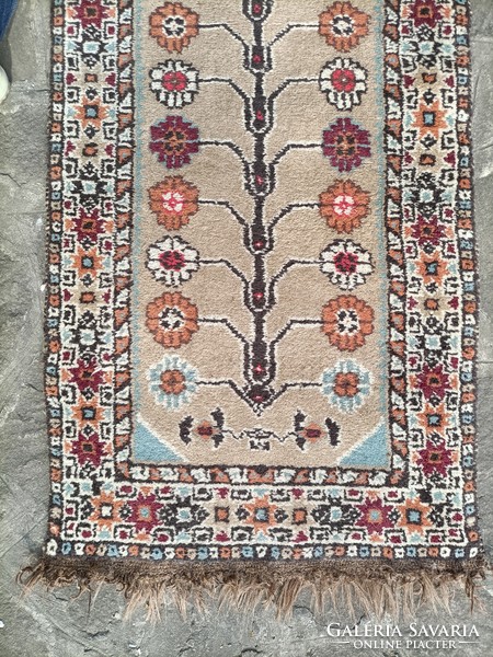 150X70 cm hand-knotted wool running rug