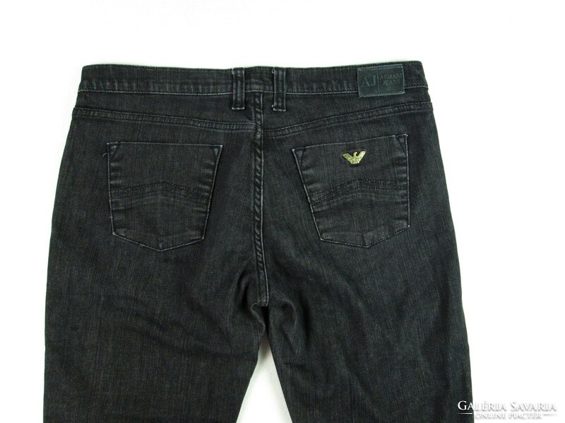 Original Armani jeans (w32) men's dark gray stretch jeans
