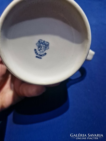 Alföldi porcelain blue striped uniset canteen mug