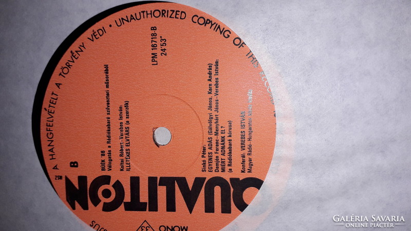 Old vinyl LP: radio cabaret 1986 in good condition according to pictures
