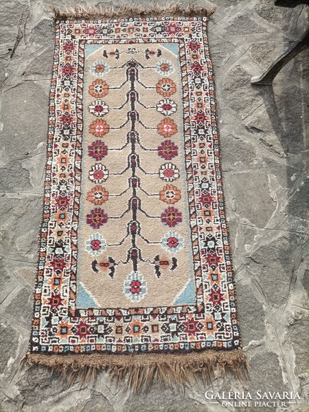 150X70 cm hand-knotted wool running rug