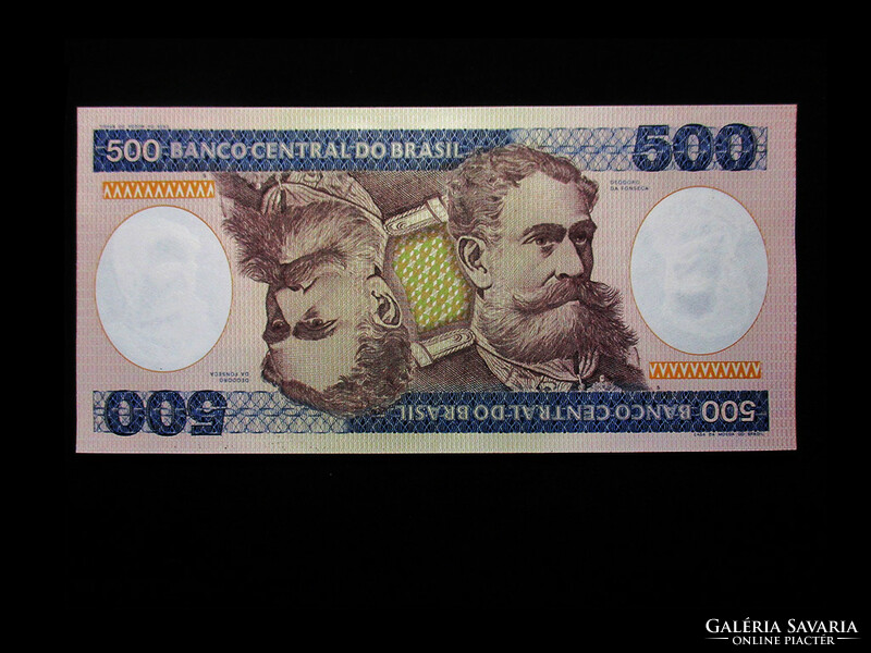 UNC - 500 CRUZEIROS - 1981 - BRAZILIA (Portrévízjeles)