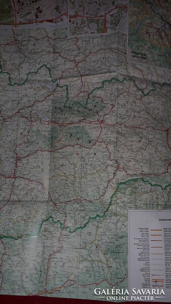 Retro glossy paper cartography map Slovakia excellent condition 85 x 65 cm as shown in pictures