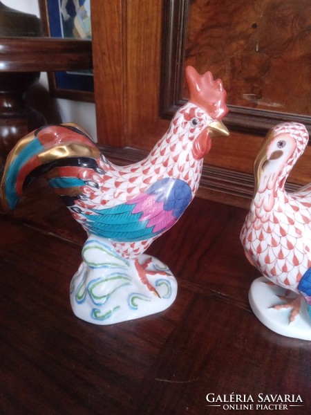 Herend scale pattern roosters!
