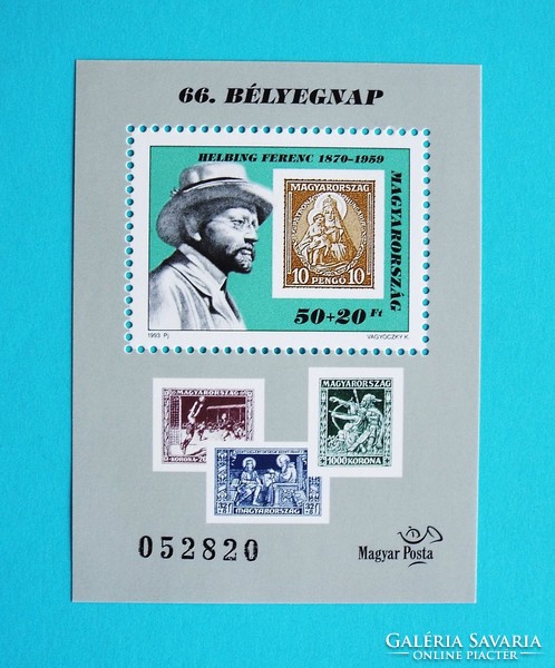 (Z) 1993. 66. Stamp day block** - (cat.: 1,000.-)