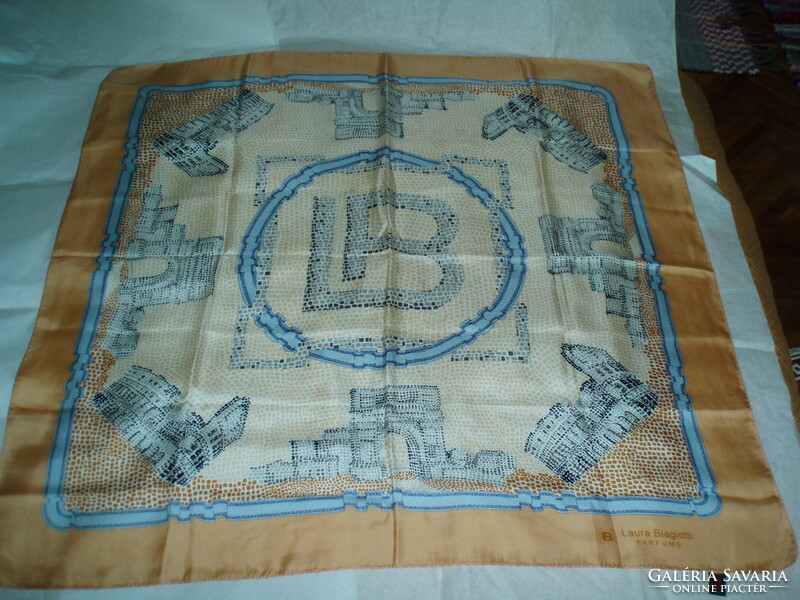 Vintage Laura Biagiotti silk scarf