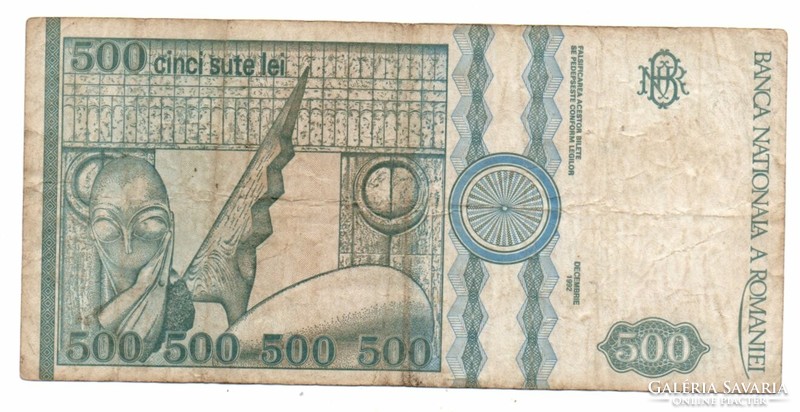 500    Lei     1992    Románia
