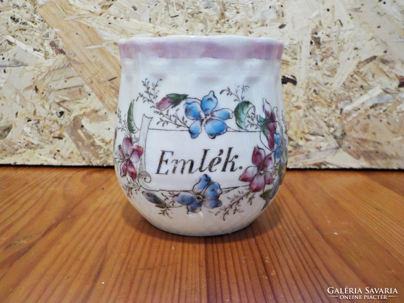 Old violet commemorative mug