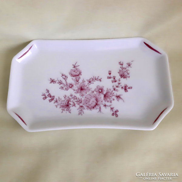 Ravenclaw porcelain bowl, pink floral, bowl, rare