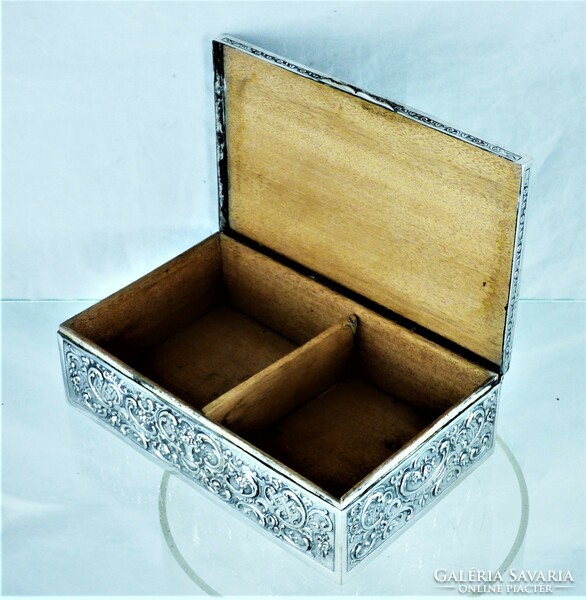 Beautiful, antique silver box, German, ca. 1900!!!