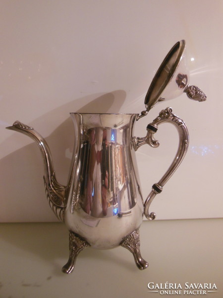 Jug - silver plated - 7.5 dl - 25 x 24 cm - English - old - perfect