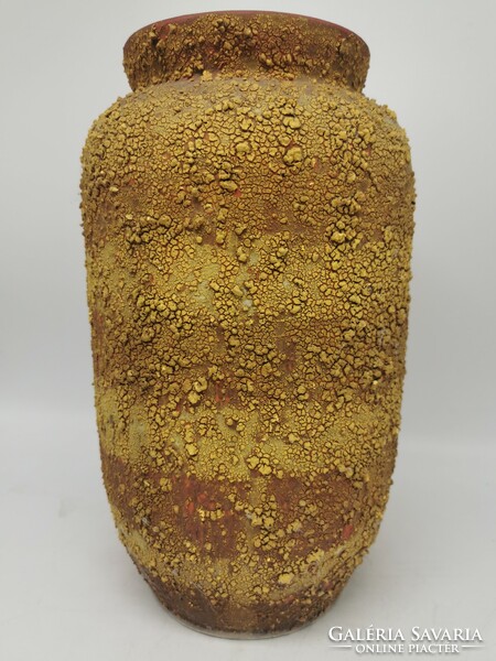 35 cm high, large size, retro ceramic vase, imprinted mark