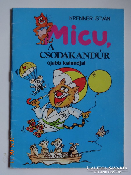 István Krenner: micu, the new adventures of the wonder kid - old comic book, fairy tale book (1987)