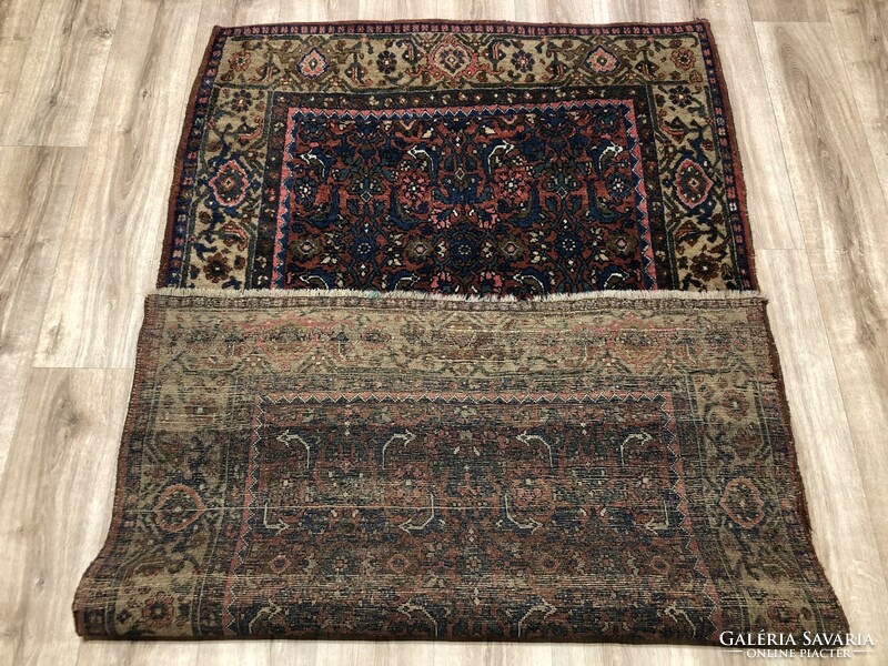 GOLTOGH - Antik IRÁNI kézi csomózású gyapjú PERZSA szőnyeg, 128 x 214 cm